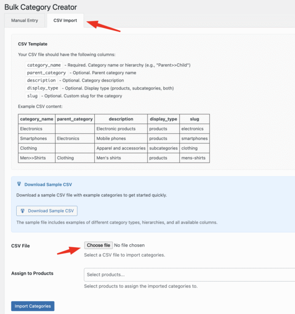 Bulk WooCommerce Category Creator - Image 5