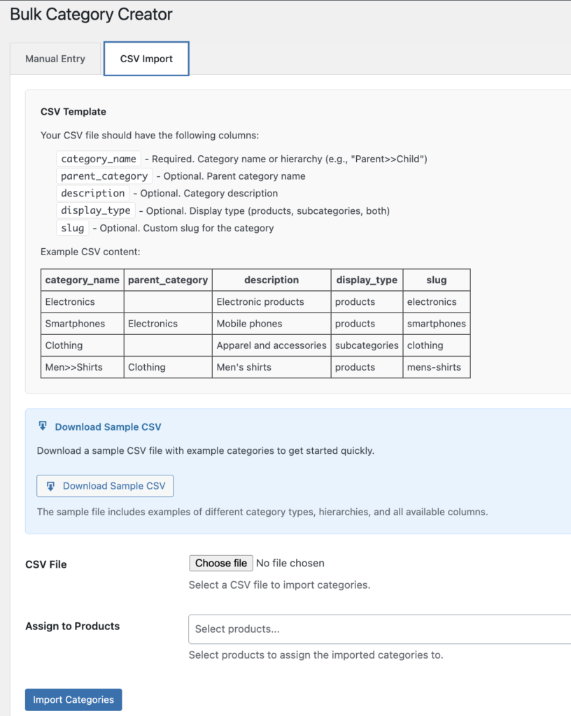 Bulk-Category-Creator-for-WooCommerce-CSV-Import