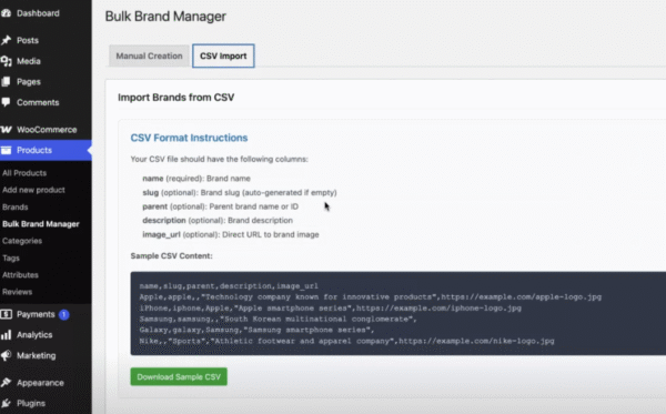 Bulk Brand Manager for WooCommerce - Image 4