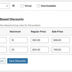 Quantity Discounts for WooCommerce